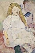 Jules Pascin Mother and child oil